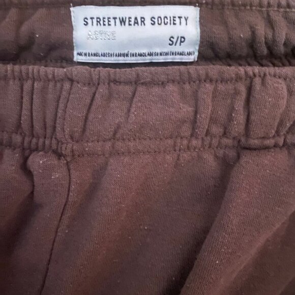 Streetwear Society Brown Jogger Sweatpants | Size Small - Picture 8 of 9